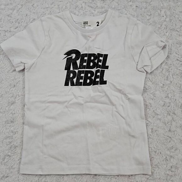 Rebel Rebel Cotton On Kids Size 2 T shirt - Picture 1 of 5